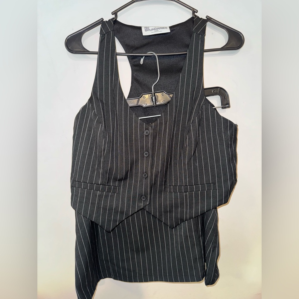NWOT No Boundaries Vest and Skirt Set